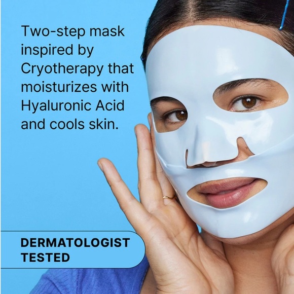 NWT, Dr.Jart+, Cryo Rubber Face Moisture Mask With Hyaluronic Acid, 2-step kit - Picture 3 of 6